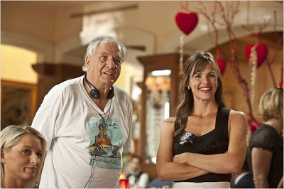 garry marshall e jennifer garner sul set di appuntamento con l'amore